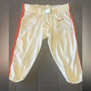 Nike Stock Vapor Pro Game Football Pants Red White Size XL